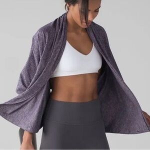 Lululemon  Vinyasa Scarf *Rulu/one size/Heathered Purple with Black